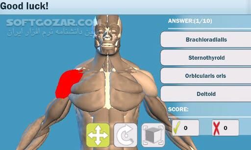دانلود Easy Anatomy 3D 5.0 for Android - دانلود آناتومی سه بعدی و کامل بدن برای اندروید - سافت گذر