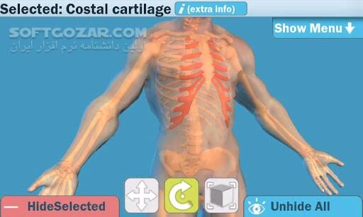 دانلود Easy Anatomy 3D 5.0 for Android - دانلود آناتومی سه بعدی و کامل بدن برای اندروید - سافت گذر