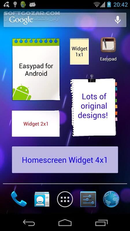 دانلود Easypad 4.0.0 for Android +4.0 - دانلود ویجت یادداشت برای اندروید - سافت گذر