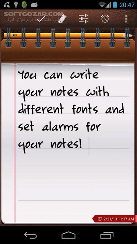 دانلود Easypad 4.0.0 for Android +4.0 - دانلود ویجت یادداشت برای اندروید - سافت گذر