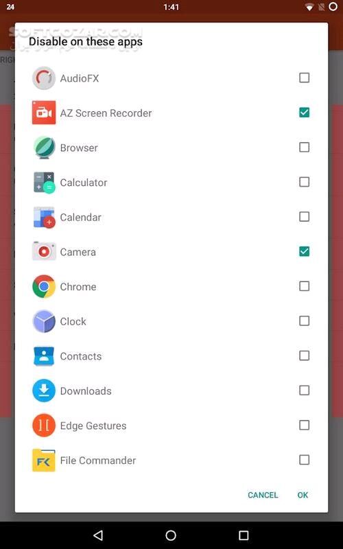 دانلود Edge Gestures 1.8.4 For Android +4.4 - دانلود میانبر اپ اندروید برای اندروید - سافت گذر