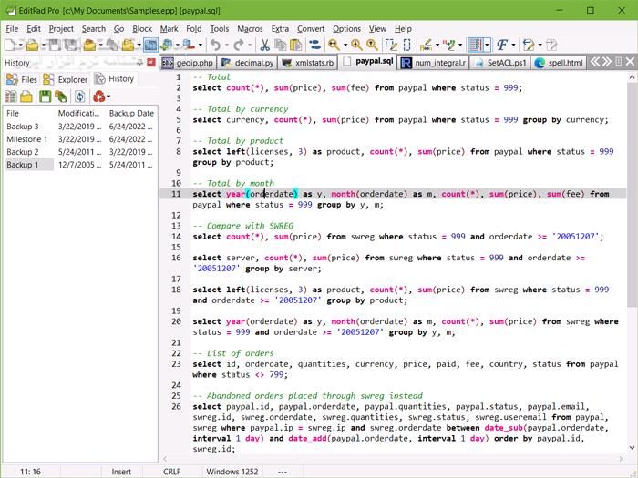 دانلود EditPad Pro 8.5.3 - دانلود ویرایشگر متن - سافت گذر