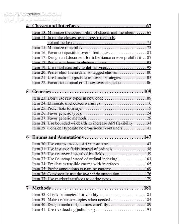 دانلود Effective Java (2nd Edition) - دانلود کتاب آموزش جاوا - سافت گذر