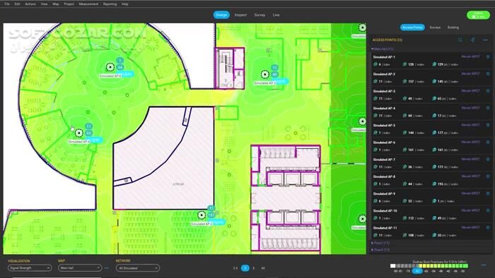 دانلود Ekahau AI Pro 11.8.8 - دانلود طراحی و بهینه‌ سازی شبکه وای فای - سافت گذر