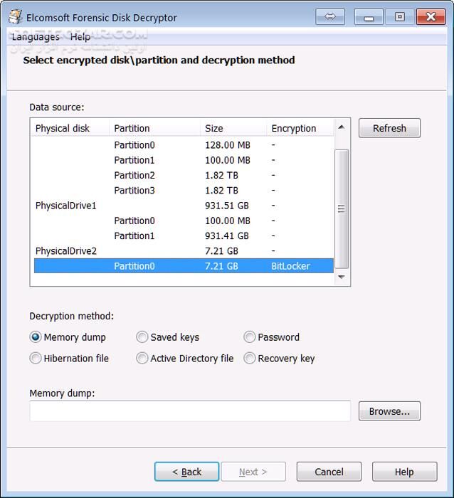 دانلود Elcomsoft Forensic Disk Decryptor 2.20.1011 - دانلود دستیابی به اطلاعات رمزگذاری شده - سافت گذر