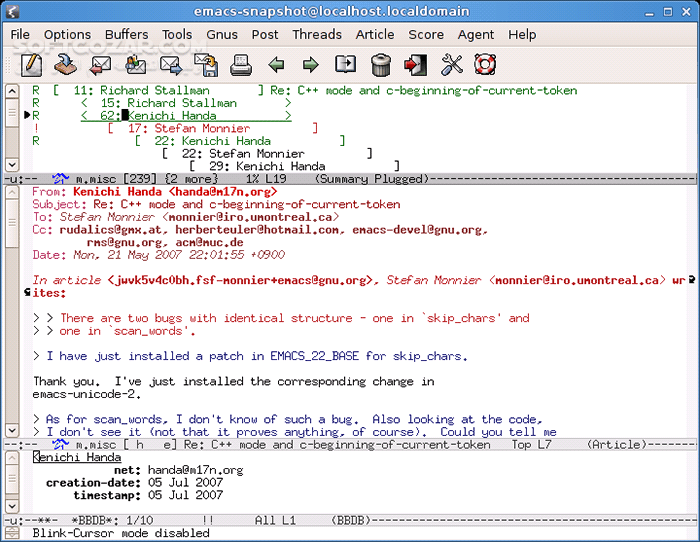 دانلود Emacs 24.4 with AUCTeX 11.88 - دانلود ویرایشگر تخصصی متن به همراه افزونه هماهنگ با ویرایش LaTeX - سافت گذر