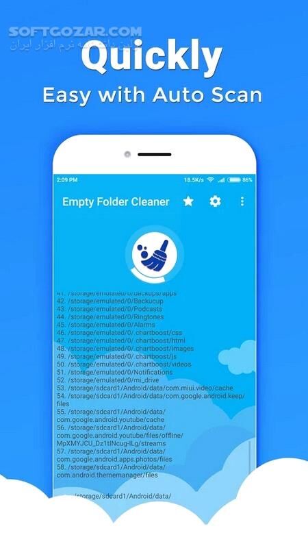 دانلود Empty Folder Cleaner 2.1.7 For Android +4.0 - دانلود حذف فولدرهای خالی برای اندروید - سافت گذر