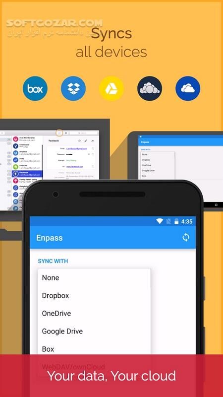 دانلود Enpass Password Manager 6.7.0.552 for Android +4.0 - دانلود مدیریت پسورد برای اندروید - سافت گذر