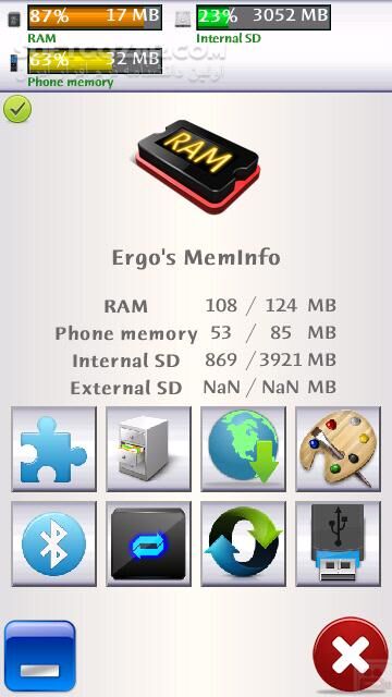 دانلود Ergos Memory Info 2.4 for Symbian - دانلود نشان دهنده برخی اطلاعات گوشی براي سيمبين برای اندروید - سافت گذر