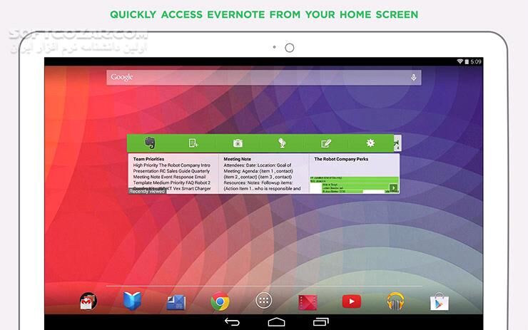 دانلود Evernote 10.167.1 For Android +9.0 - دانلود یادداشت برداری اورنوت برای اندروید - سافت گذر