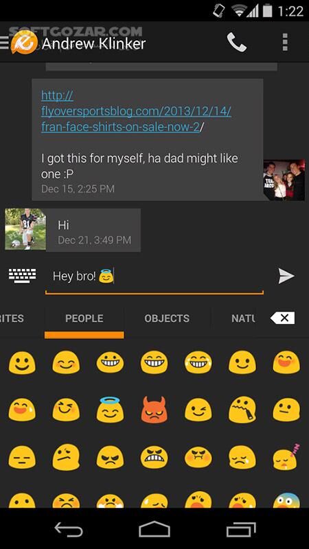 دانلود EvolveSMS 5.1.8F for Android +4.0 - دانلود مدیریت پیام کوتاه برای اندروید - سافت گذر
