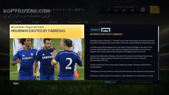 دانلود FIFA 15 XBOX360 - دانلود بازی فیفا 15 برای کنسول ایکس‌باکس360 - سافت گذر