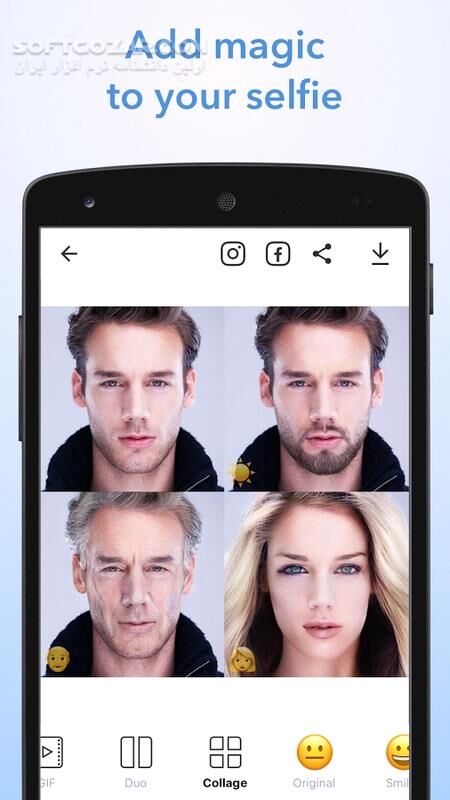 دانلود FaceApp Pro 12.7.5.1 for Android +8.0 - دانلود فیس اپ تغییر صورت برای اندروید - سافت گذر
