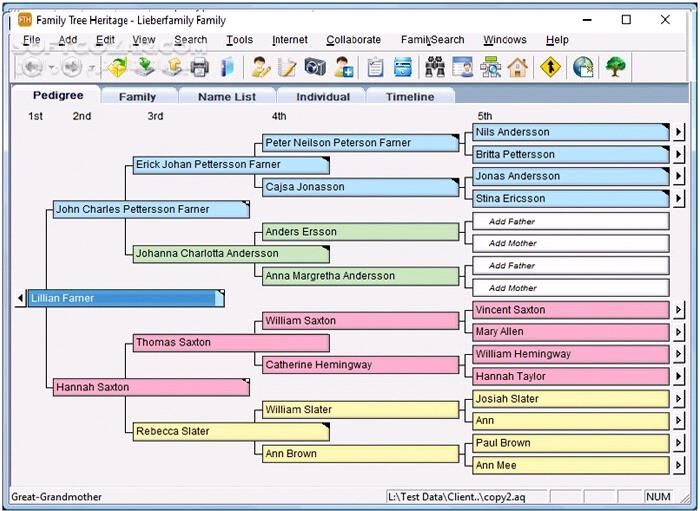 دانلود Family Tree Heritage Gold 16.0.15 - دانلود ساخت شجره نامه خانوادگی - سافت گذر