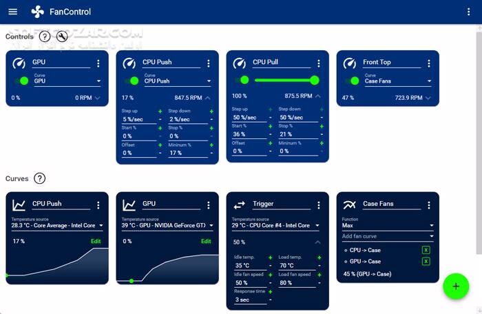 دانلود FanControl v252 - دانلود کنترل سرعت فن کامپیوتر - سافت گذر