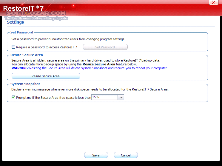 دانلود FarStone RestoreIT 10 Build 4.1.100.1332 / TotalRecovery Pro 11.0 /Server 10.10.1 / Total Backup Recovery Server 10.10 - دانلود نرم افزار پشتیبان گیری کم حجم و سریع از اطلاعات - سافت گذر