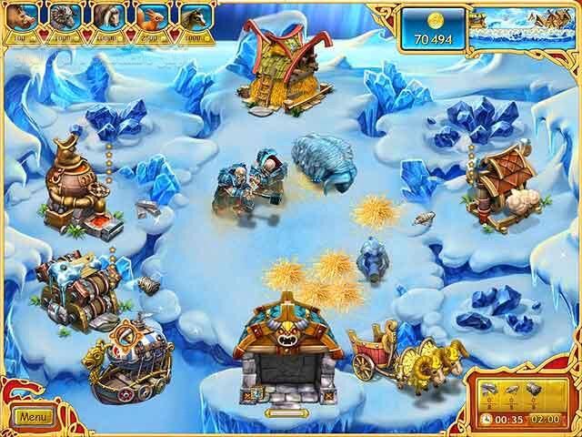 دانلود Farm frenzy Viking Heroes - دانلود بازی فارم فرنزی وایکینگ ها - سافت گذر