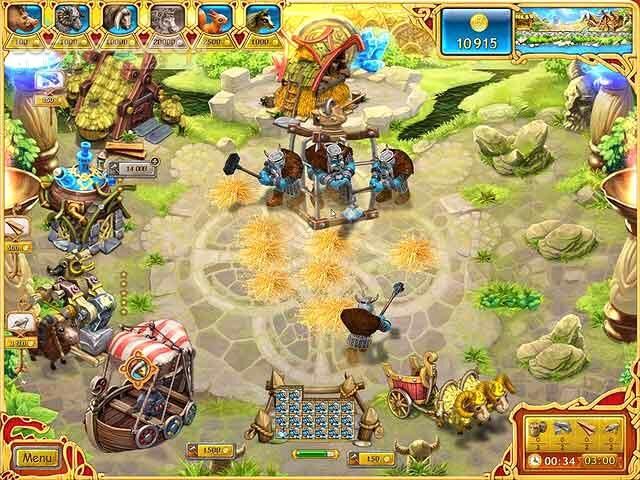 دانلود Farm frenzy Viking Heroes - دانلود بازی فارم فرنزی وایکینگ ها - سافت گذر