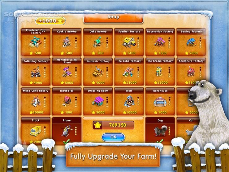 دانلود Farm Frenzy 3 (Ice Domain) 1.0 for Android - دانلود شبیه ساز مزرعه برای اندروید - سافت گذر