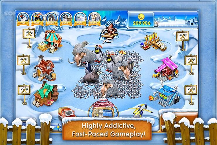 دانلود Farm Frenzy 3 (Ice Domain) 1.0 for Android - دانلود شبیه ساز مزرعه برای اندروید - سافت گذر