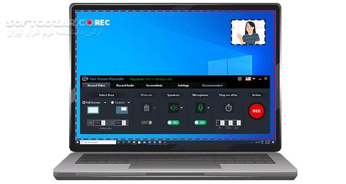 دانلود Fast Screen Recorder 2.1.0.17 - دانلود ضبط کننده صفحه نمایش - سافت گذر