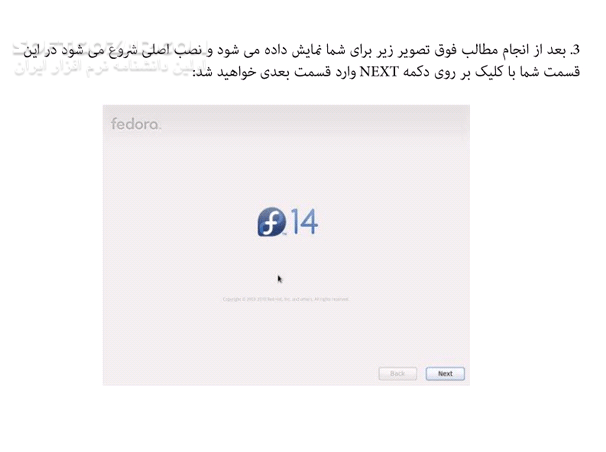 دانلود آموزش تصویری سیستم عامل فدورا - دانلود کتاب آشنایی با نصب سیستم عامل Fedora 14 - سافت گذر