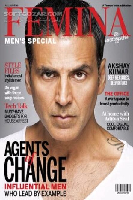 دانلود مجله تخصصی سینمایی و بازیگری کشور هندوستان - دانلود کتاب مجله Femina India جولای 2020 - سافت گذر