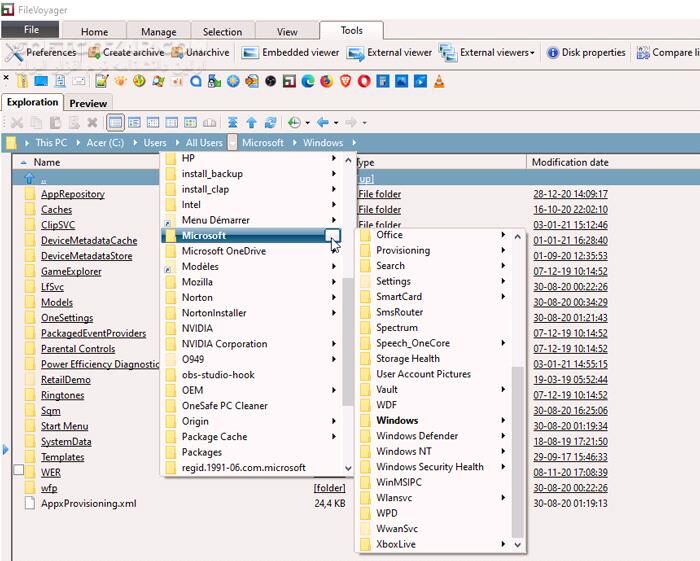 دانلود FileVoyager 25.2.4 Full - دانلود مدیریت فایل‌ها و پوشه‌ها در ویندوز - سافت گذر