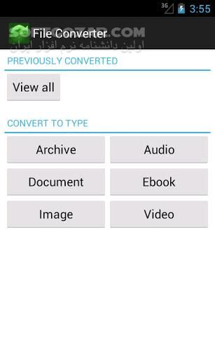 دانلود File Converter 5.0.12 for Android +2.1 - دانلود تبدیل کننده آنلاین قدرتمند برای اندروید - سافت گذر