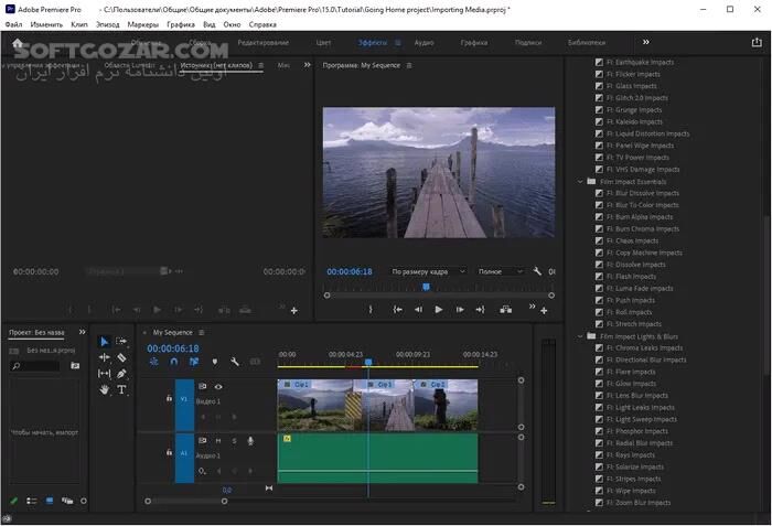 دانلود Film Impact Premium Video Effects 25.2.5 - دانلود افزونه پریمیر پرو - سافت گذر