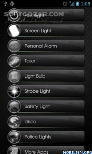 دانلود Flashlight 12.10.20 for Android +6.0 - دانلود چراغ قوه برای اندروید - سافت گذر