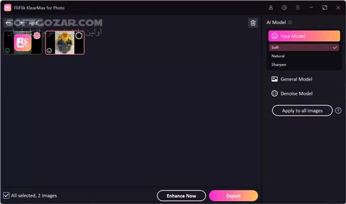 دانلود FliFlik KlearMax for Photo 3.0.1 - دانلود ترمیم عکس با هوش مصنوعی - سافت گذر