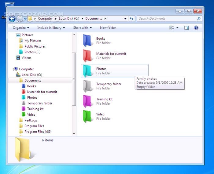 دانلود FolderHighlight 3.0.35 - دانلود تغییر رنگ پوشه‌ها - سافت گذر