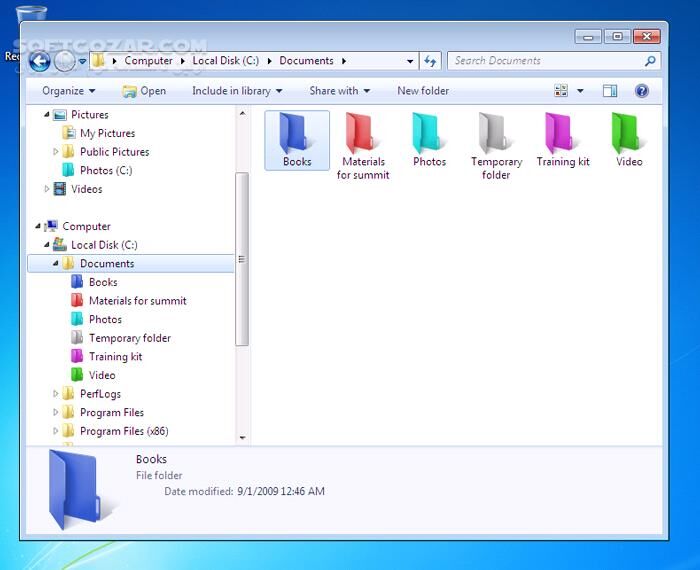 دانلود FolderHighlight 3.0.35 - دانلود تغییر رنگ پوشه‌ها - سافت گذر