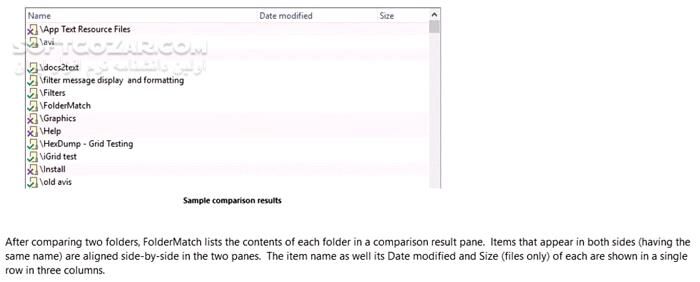 دانلود FolderMatch 5.0.1.0 - دانلود مقایسه پوشه‌ها - سافت گذر