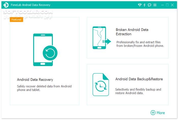 دانلود FoneLab Android Data Recovery 3.1.52 - دانلود ریکاوری گوشی اندرویدی - سافت گذر