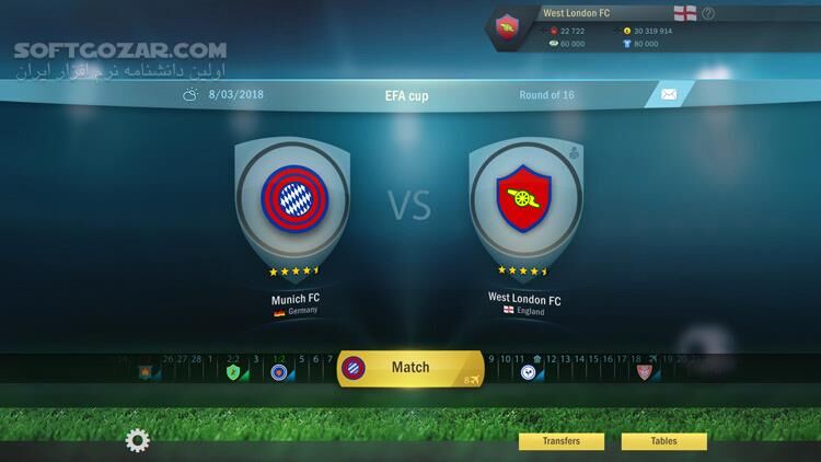 دانلود Football, Tactics and Glory + Updates - دانلود بازی مدیریت فوتبال - سافت گذر