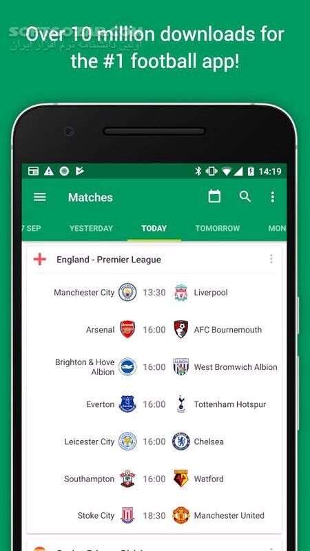 دانلود FotMob 220.15405.20251222 For Android +5.0 - دانلود نتایج فوتبال اندروید برای اندروید - سافت گذر