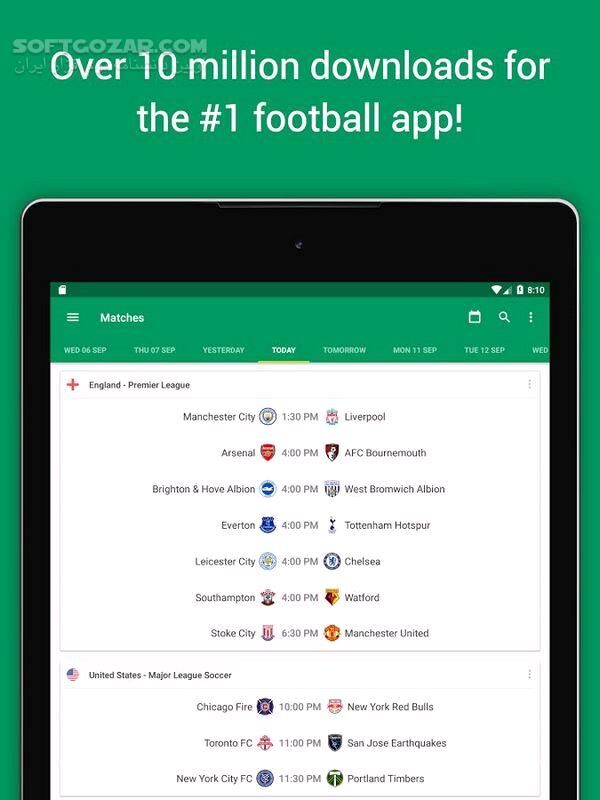 دانلود FotMob 220.15405.20251222 For Android +5.0 - دانلود نتایج فوتبال اندروید برای اندروید - سافت گذر
