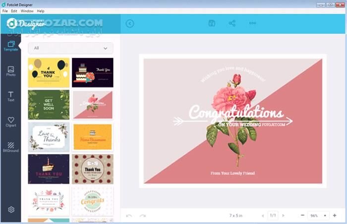 دانلود FotoJet Designer 1.3.0 - دانلود طراحی گرافیکی و تبلیغاتی - سافت گذر