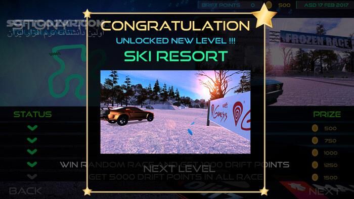 دانلود Frozen Drift Race - دانلود بازی ماشین مسابقه ای - سافت گذر