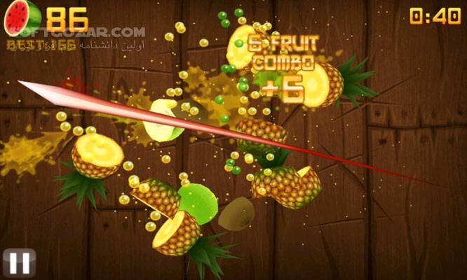 دانلود Fruit Ninja HD 1.6.1 - دانلود بازی نینجا و میوه های استوایی - سافت گذر