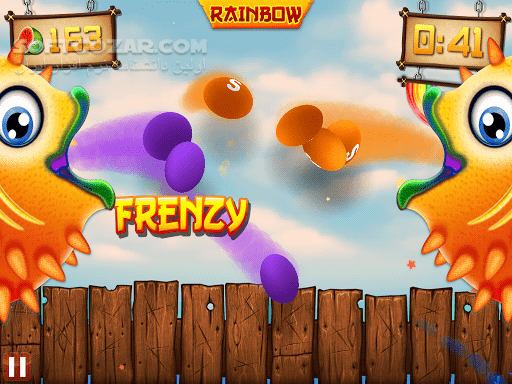 دانلود Fruit Ninja vs Skittles 1.0.0 for Android - دانلود بازی جدید میوه ها و توپ های بولینگ برای اندروید - سافت گذر