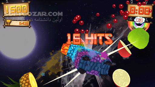 دانلود Fruit Ninja vs Skittles 1.0.0 for Android - دانلود بازی جدید میوه ها و توپ های بولینگ برای اندروید - سافت گذر