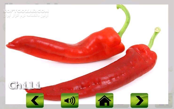 دانلود Fruit veg shape color for kids 3.1 for Android +3.0 - دانلود آموزش میوه ها، سبزیجات، رنگ ها به زبان انگلیسی برای کودکان برای اندروید - سافت گذر