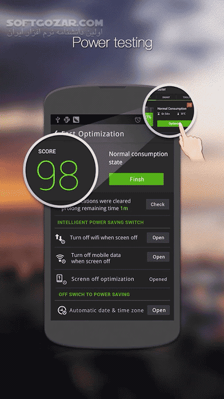 دانلود GO Battery Saver & Plus Widget 5.8.5 for Android +2.3 - دانلود افزونه مدیریت مصرف باتری برای GO Launcher برای اندروید - سافت گذر