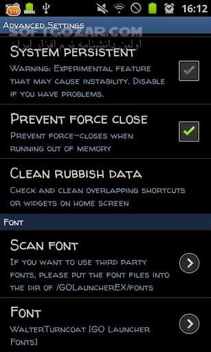 دانلود GO Launcher Fonts 3.6 for Android +2.0 - دانلود فونت برای لانچر GO Launcher برای اندروید - سافت گذر