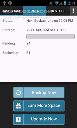 دانلود G Cloud Backup 6.3.3.800 for Android - دانلود پشتیبان گیری بر روی فضای اینترنت برای اندروید - سافت گذر