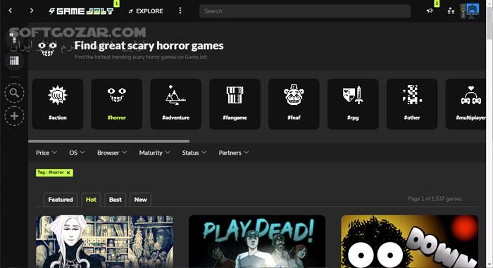 دانلود Game Jolt 1.39.4 - دانلود بازی‌های مستقل - سافت گذر