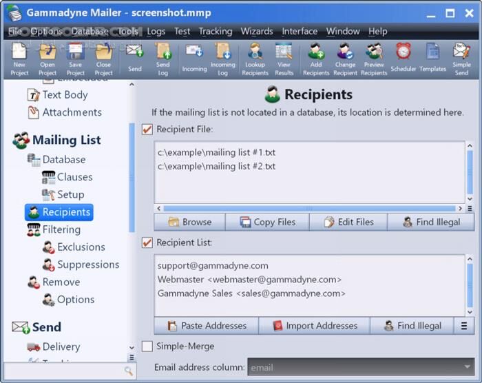 دانلود Gammadyne Mailer 72.0 - دانلود ارسال ایمیل‌های انبوه - سافت گذر
